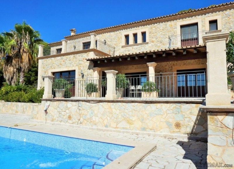 Luxury villa in country house style..