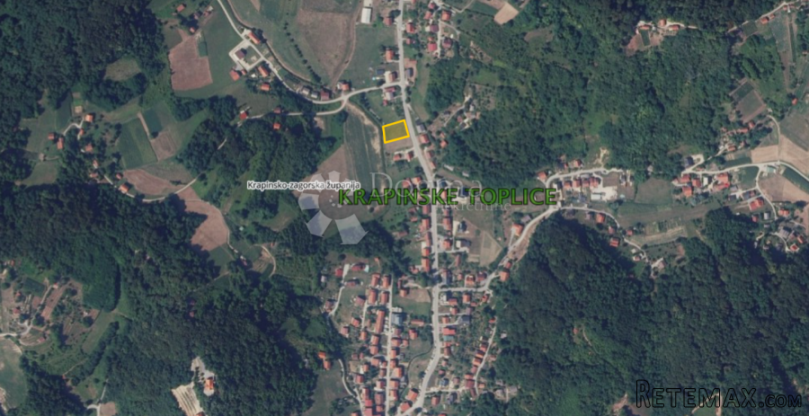 Građevinsko zemljište 1.100m² u Krapinskim Toplicama!