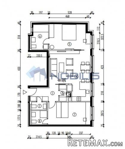 Zagreb (Centar) Rezidencija "Medulićeva) 81,27 m2, 3- sob..