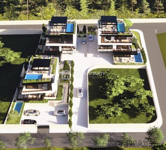 Otok Krk, novogradnja, 125.30m2, 2s+db s dvorištem - 2