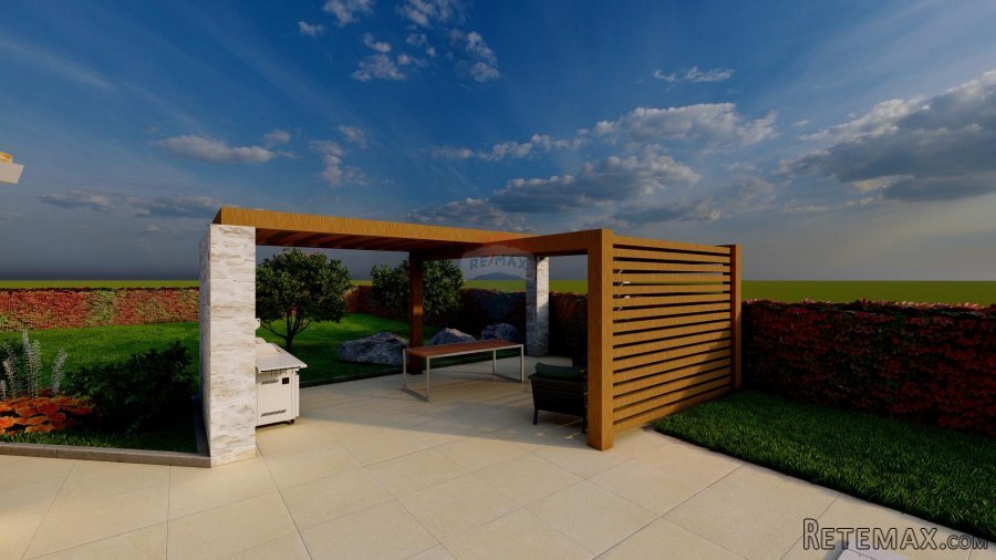 Istra, Kaštel, vila s bazenom u novogradnji - 2