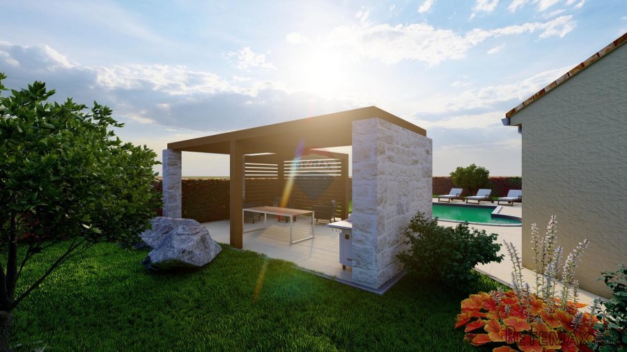 Istra, Kaštel, vila s bazenom u novogradnji - 4