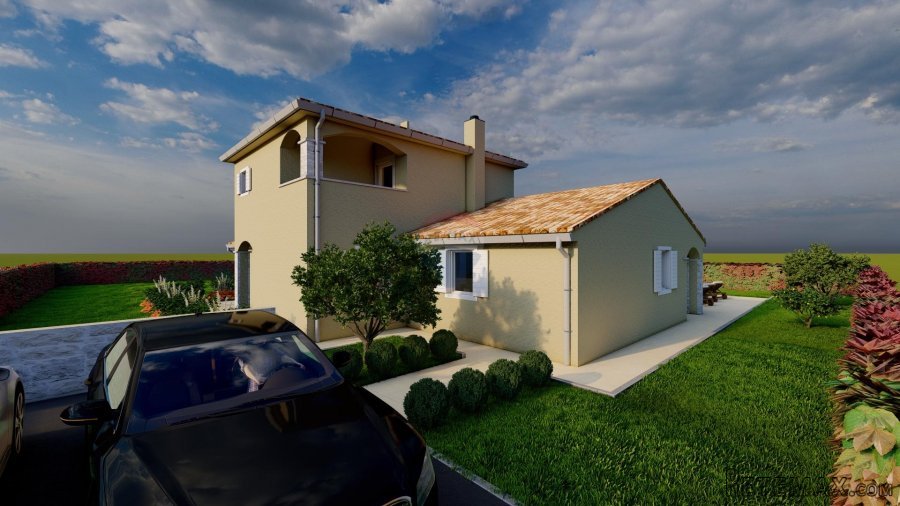 Istra, Kaštel, vila s bazenom u novogradnji - 5