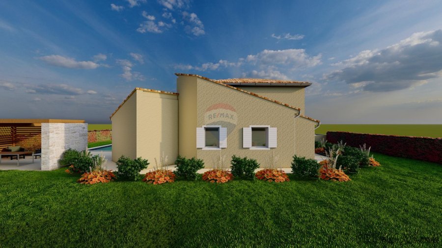 Istra, Kaštel, vila s bazenom u novogradnji - 7