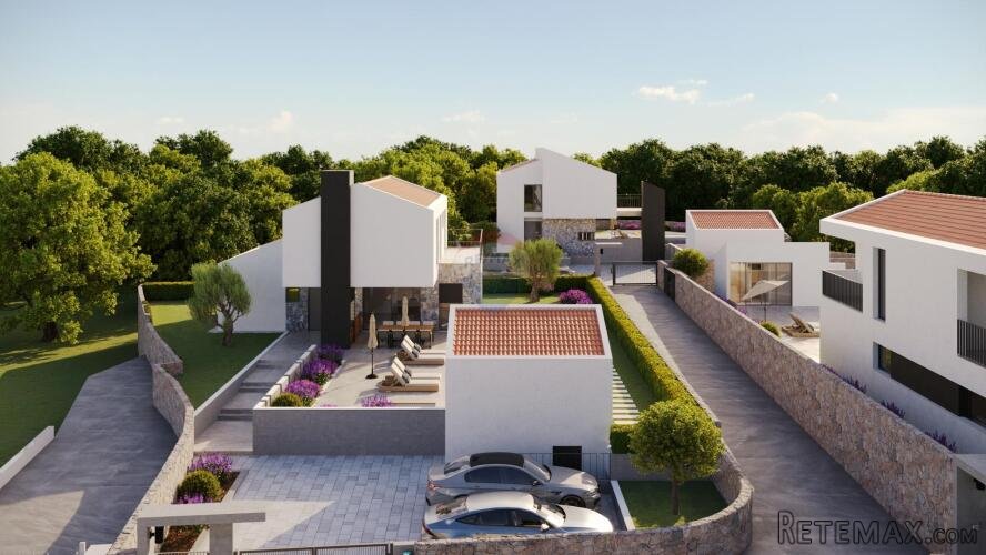 OTOK KRK, MALINSKA moderna villa sa okućnicom i bazenom - 2