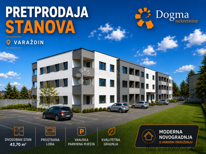 Pretprodaja stanova – moderan stan u prizemlju novogradnje,