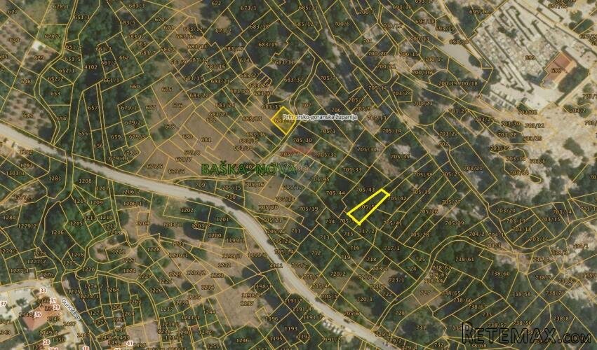 Baška - poljoprivredno zemljište 361m2 - 2