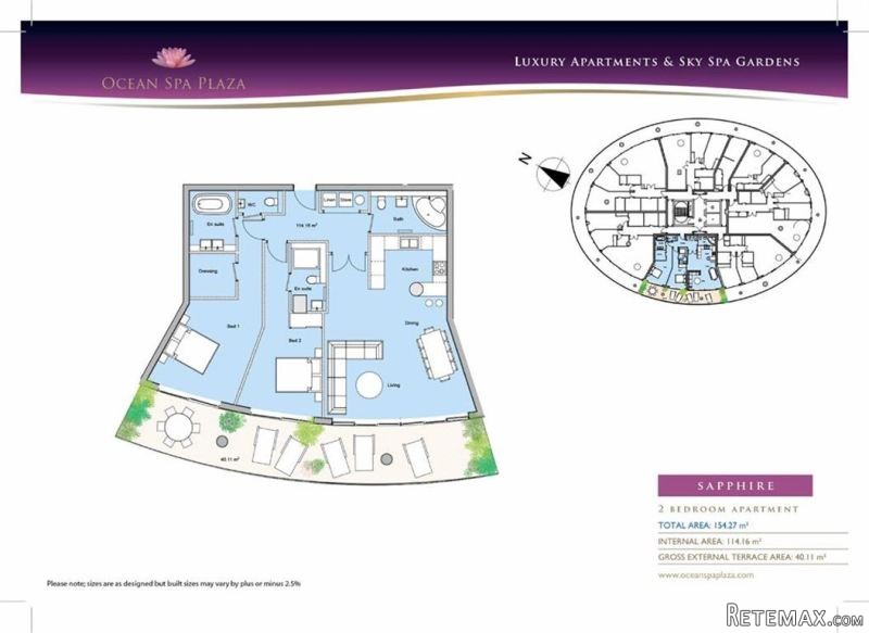 2 bed development property in Ocean..
