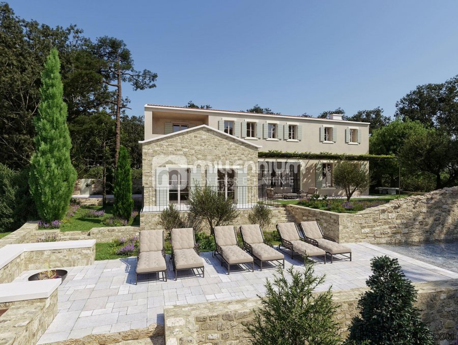 Istra, Brtonigla, exclusivna vila s kamenim bazenom - 4