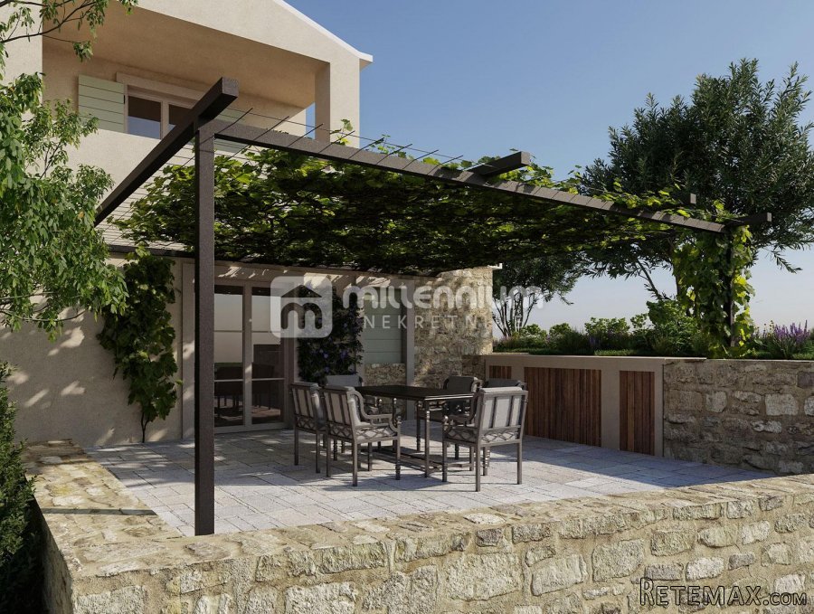 Istra, Brtonigla, exclusivna vila s kamenim bazenom - 9