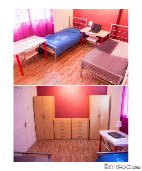 Twin with 2 single bed near Old Street..