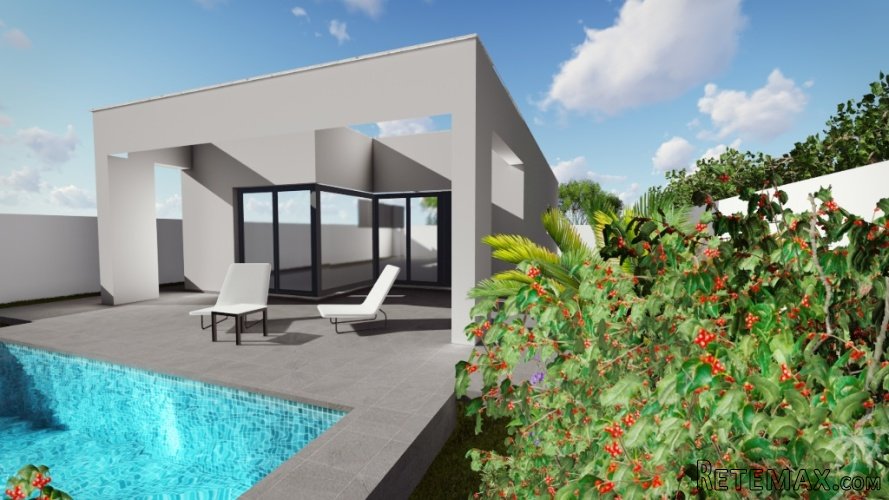 This modern detached villa is being built in Ciudad Quesada.. - 2