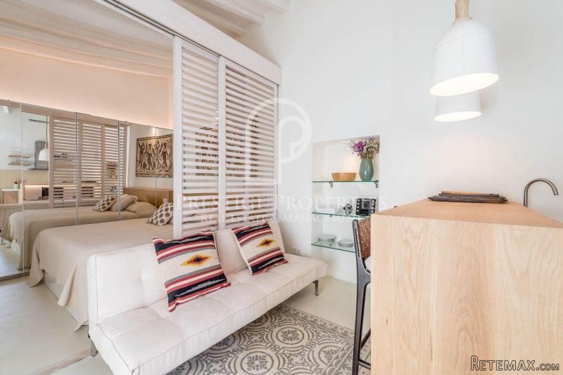Stylishly renovated studio with terrace..