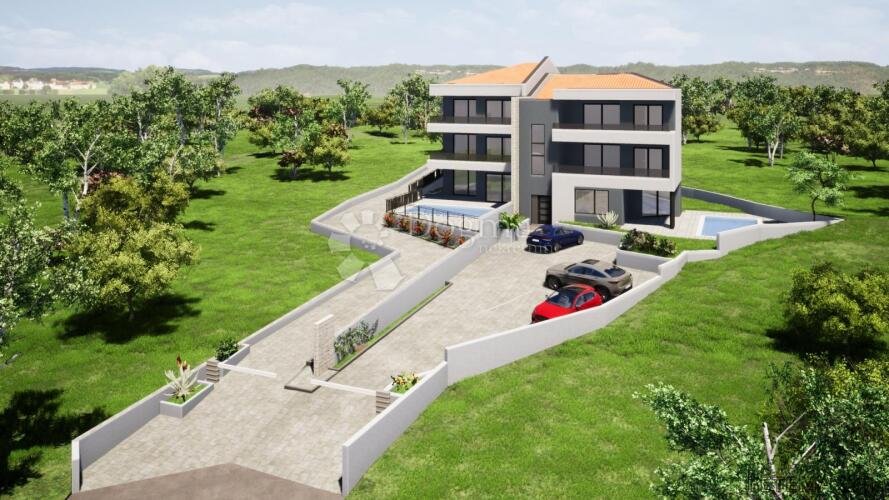 VRBNIK - GRAĐEVINSKO ZEMLJIŠTE S OTVORENIM POGLEDOM NA MORE - 10