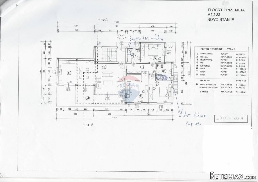 OPATIJA,MATULJI- novogradnja, prizemlje, 3S+DB, velika teras - 2