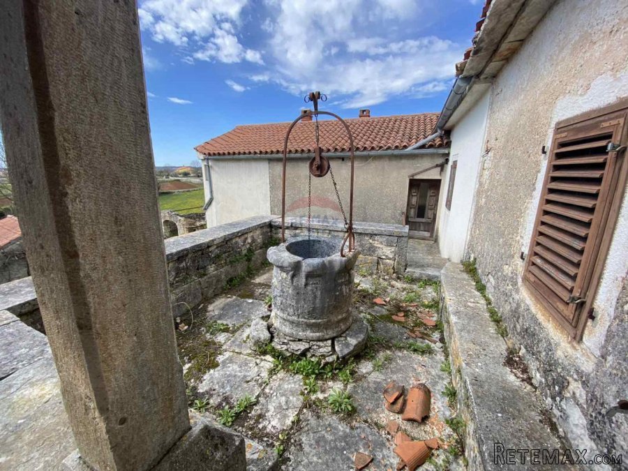 Istra, Sveti Petar u Šumi kamena kuća sa dvorištem - 7