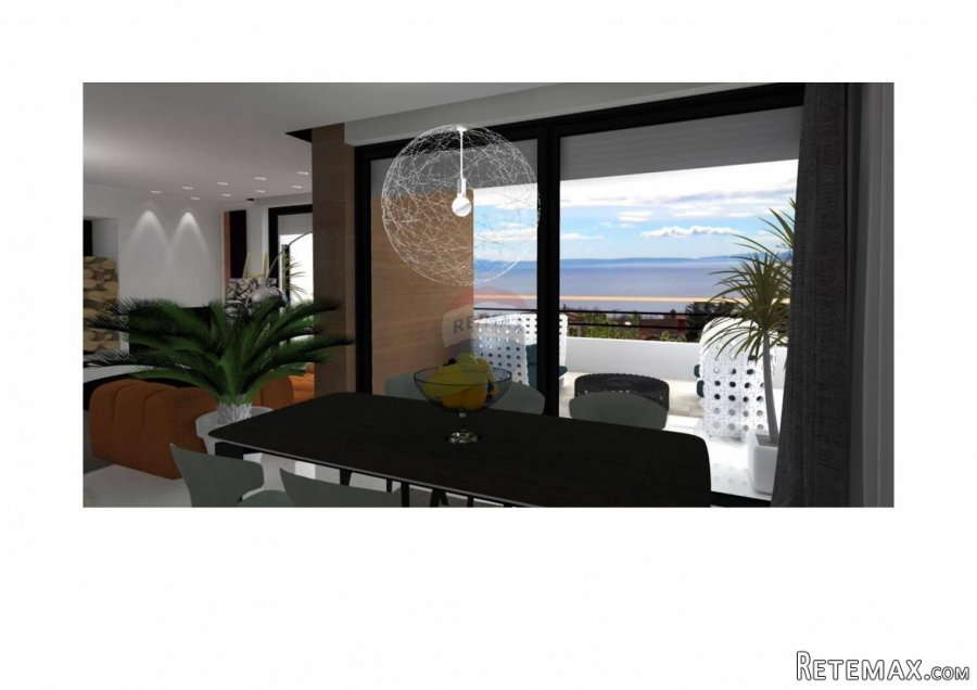 OPATIJA,MATULJI- novogradnja, 1.kat, 3S+DB, velika terasa, p - 9