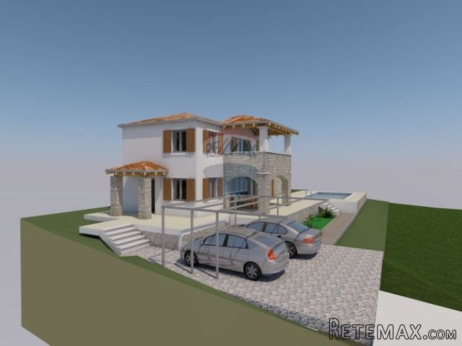 Jedinstvena vila sa otvorenim pogledom na more,7km od mora. - 2