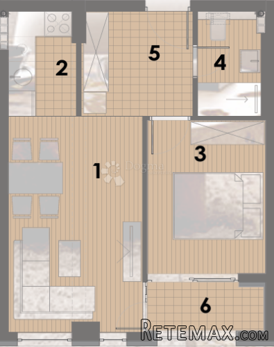 PROJEKT JAHORINA - zgrada B apartman 16 u prizemlju - 3