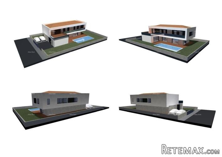 PERUŠKI, KUĆA U ROH-BAU FAZI S BAZENOM - 2
