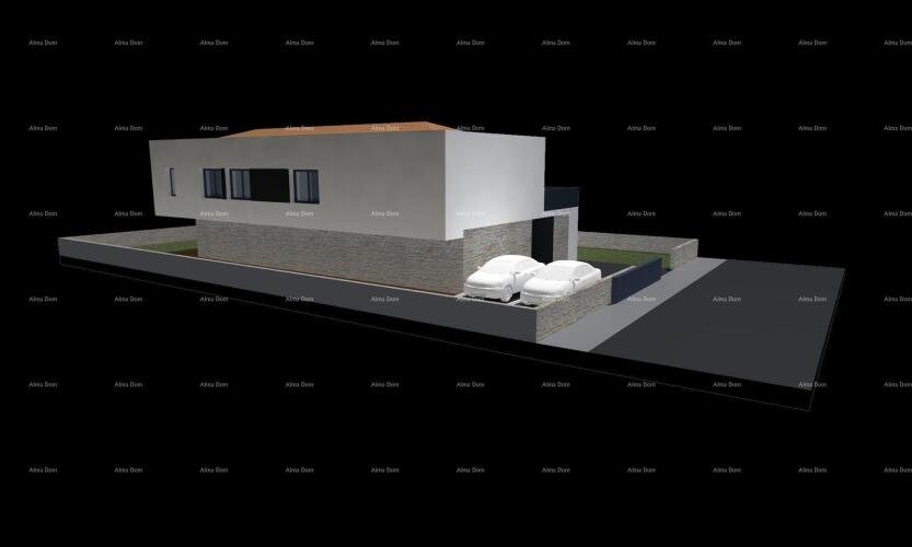 PERUŠKI, KUĆA U ROH-BAU FAZI S BAZENOM - 4