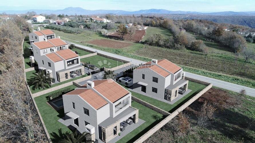 Barban okolica, atraktivno zemljište s pogledom na more