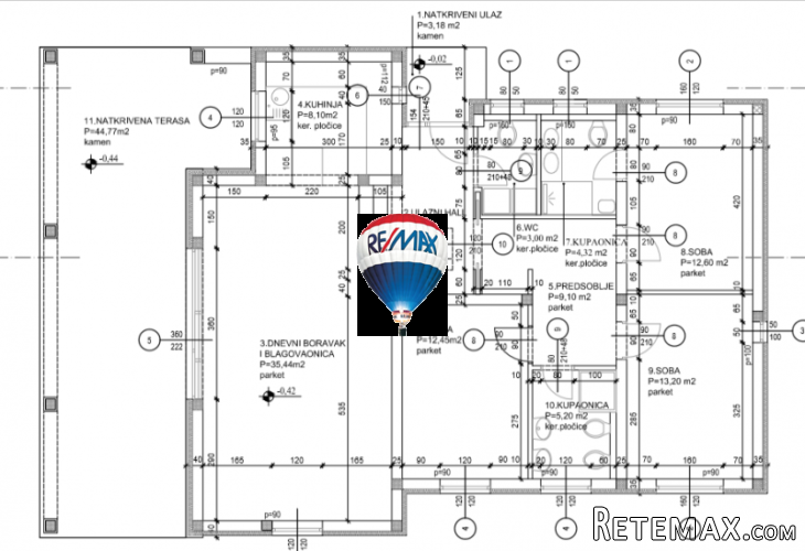 Građevinsko zemljište s projektom za kuću za odmor 18 000m2 - 2