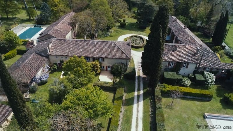 French Country Estate With Manor House..