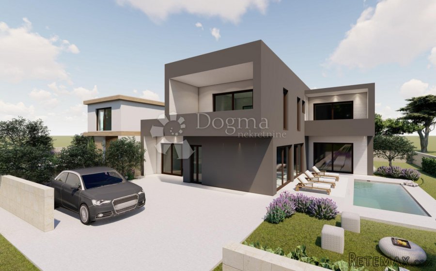 ODLIČNA VILLA U IZGRADNJI 300 m OD MORA
