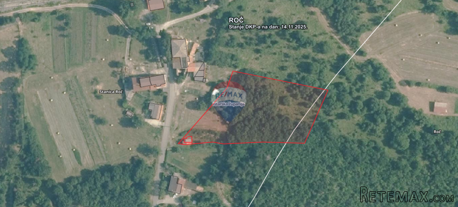 Istra, Buzet, Roč - 4848 m2 građevinsko i negrađevinsko zeml