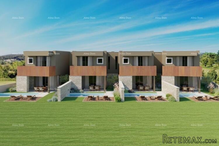 Bale. Moderna kuća u nizu s bazenom, 148,56 m² - 2