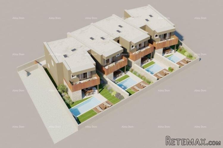 Bale. Moderna kuća u nizu s bazenom, 148,56 m² - 4