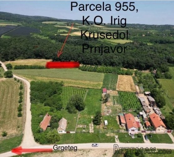Prodajem zemljiste Krušedol-Irig