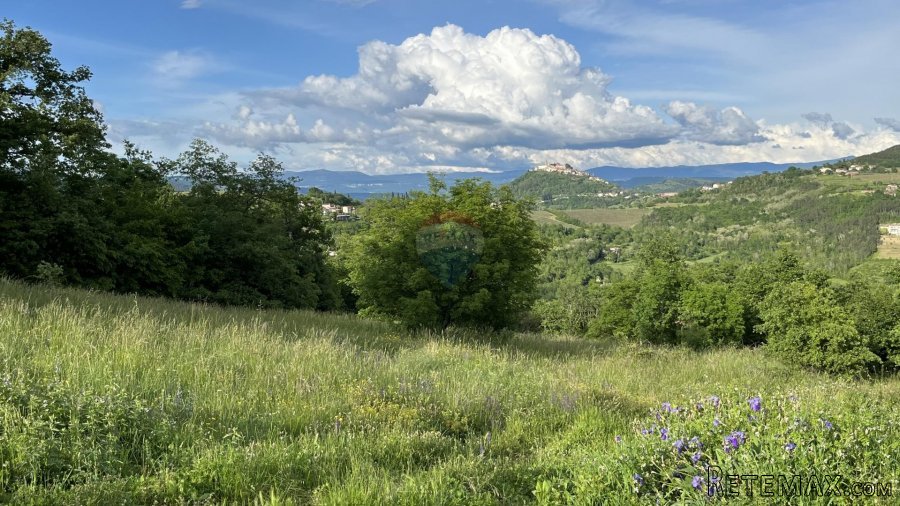 Motovun - okolica, građevinsko zemljište sa prekrasnim pogle - 2