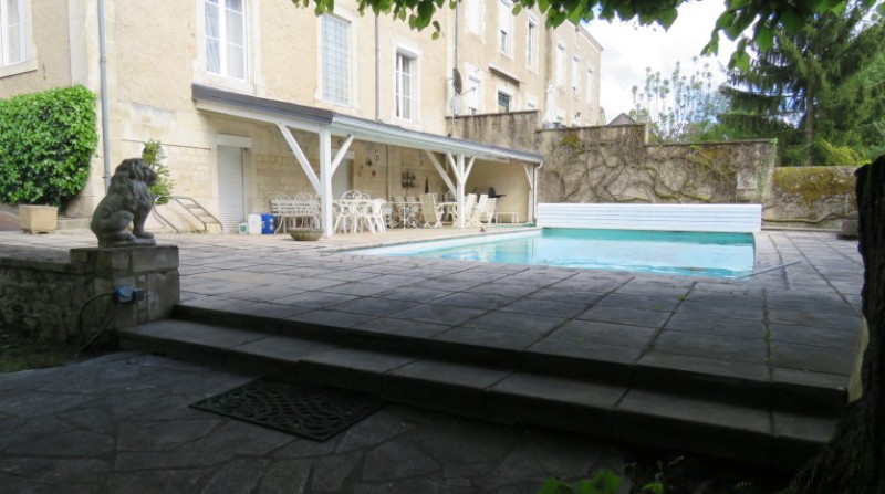 19th century riverside mansion with..