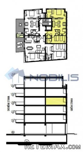 Zagreb (Centar) Rezidencija "Medulićeva) 81,27 m2, 3- sob.. - 2