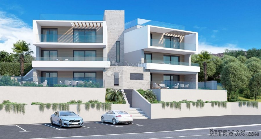 Novogradnja Klenovica 123m2 pogled more