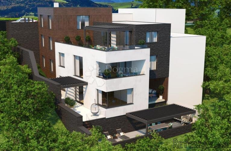 Zagreb, Gornji grad – luksuzan penthouse, novogradnja, 121 m - 2