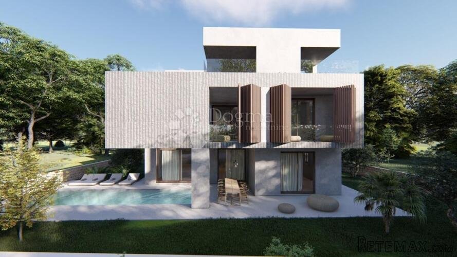 VODICE, Atraktivno građevisko zemljište s projektom