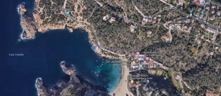 Ibiza, Cala Vadella, villa s bazenom, pogled na Sredozemno.. - 13