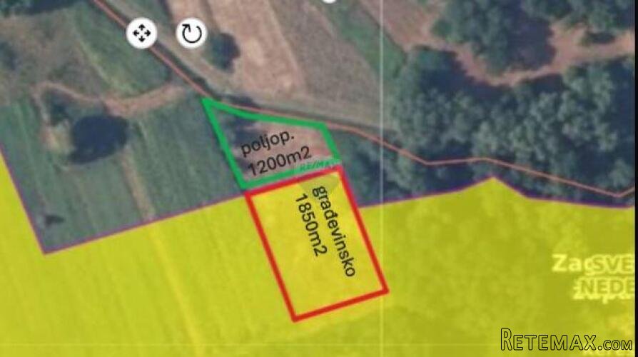 Sveta Nedelja-Kerestinec, građevinsko zemljište 2095 m2 sa a - 2
