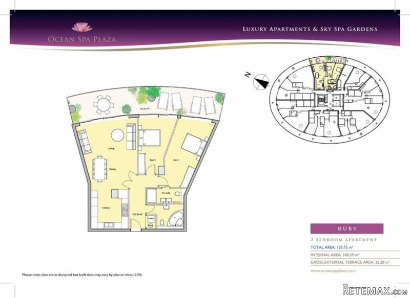 2 bed development property in Ocean..