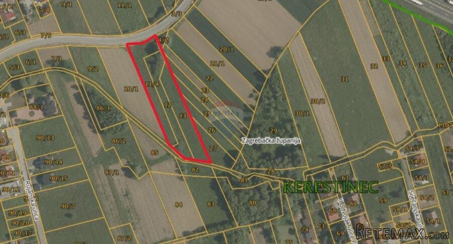 Sveta Nedelja-Brezje, građevinsko zemljište 2432 m2 sa anali - 2