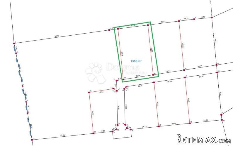 Građevinsko zemljište u okolici Labina - 1318 m2 - 3