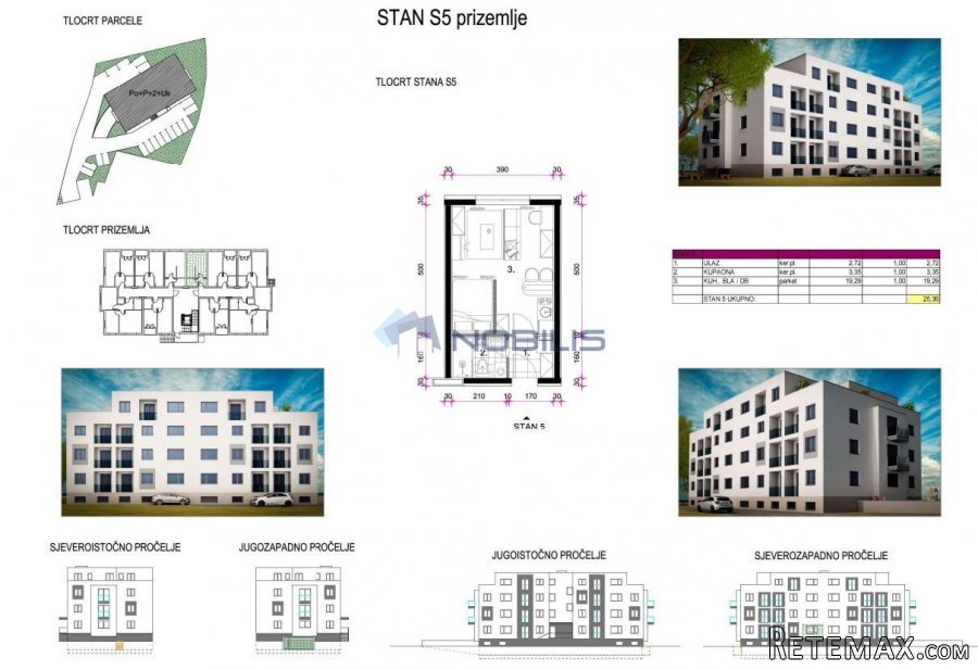 Zagreb (Retkovec), garsonjera, 25,36 m2, S5 NOVOGRADNJA - 9