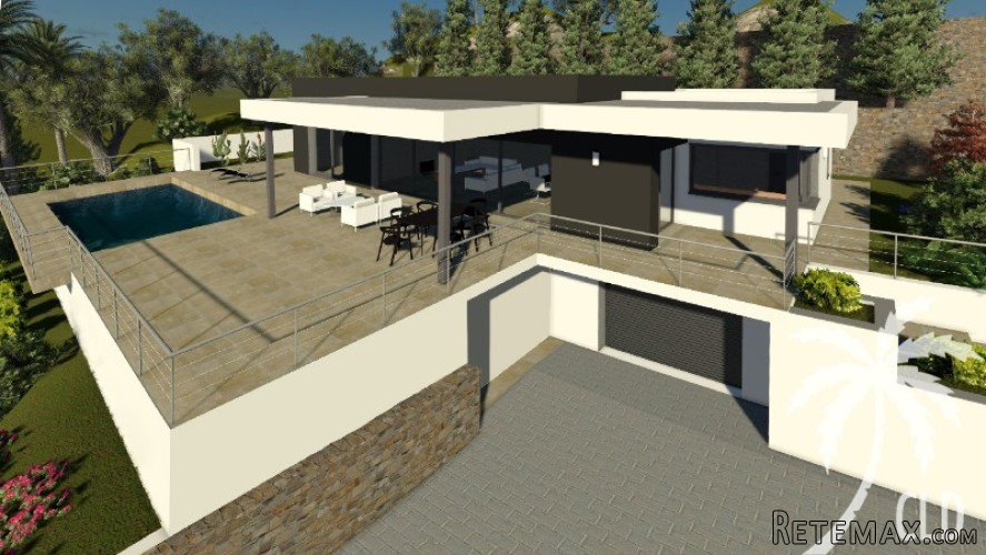 Modern villa project on a plot of 864 m2, with sea views... - 2