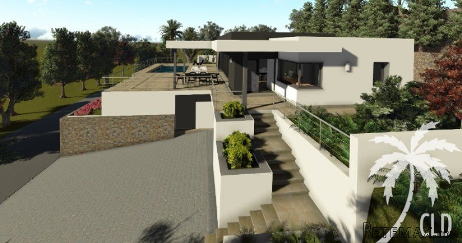 Modern villa project on a plot of 864 m2, with sea views... - 3