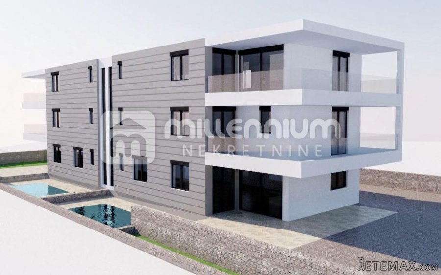 Otok Krk, Krk, novogradnja, dvoetažni 3s+db, 167.62m2