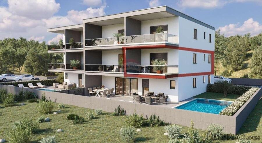 Istra,Novigrad-Stan u novogradnji na prvom katu - 3
