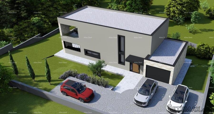 Građevinsko zemljište s idejnim projektom – Poreč, Žbandaj..